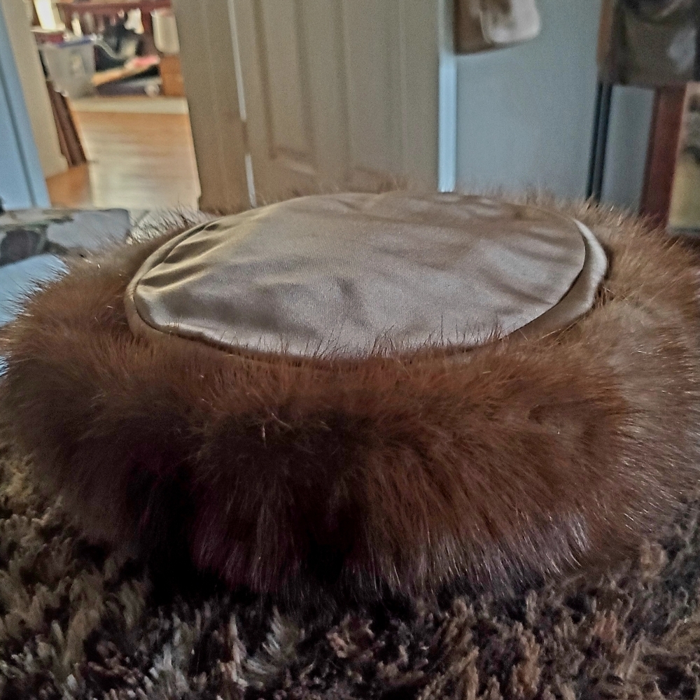 Vintage mink hat